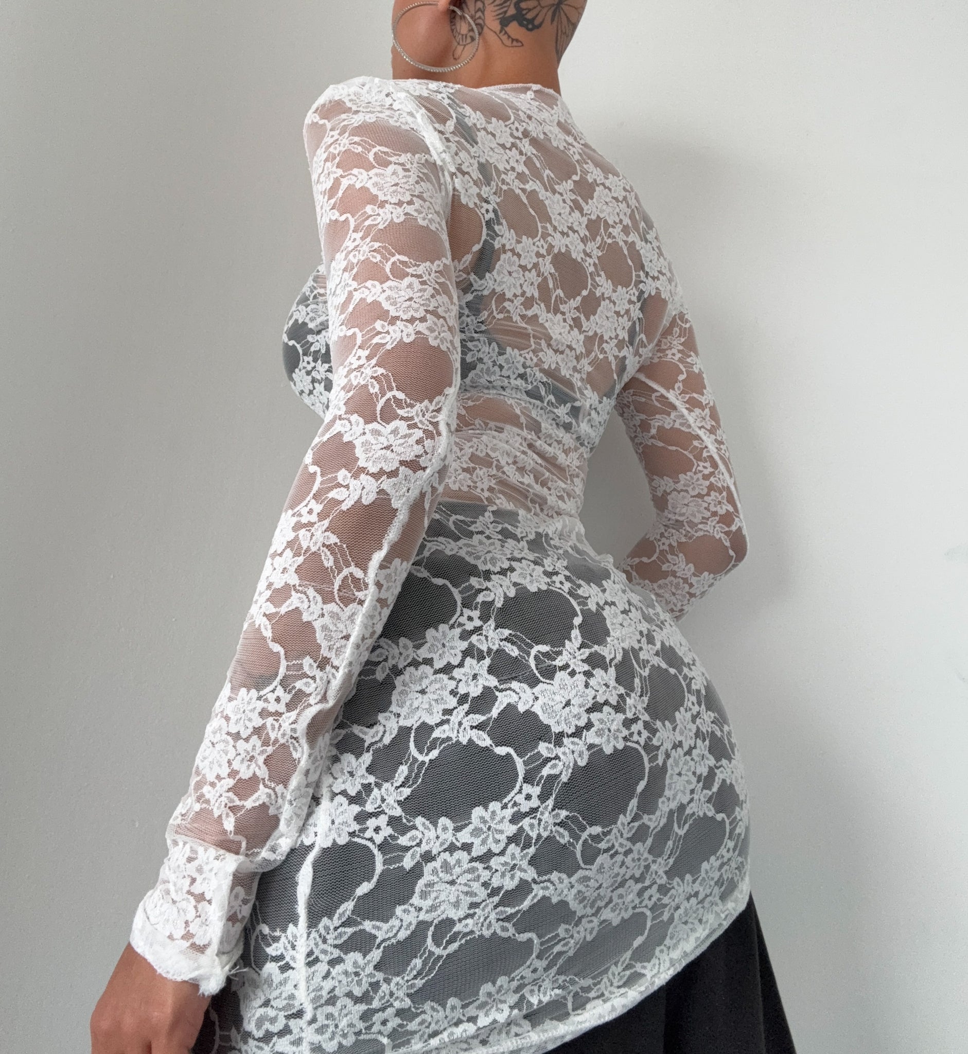 Lace Mesh Dress