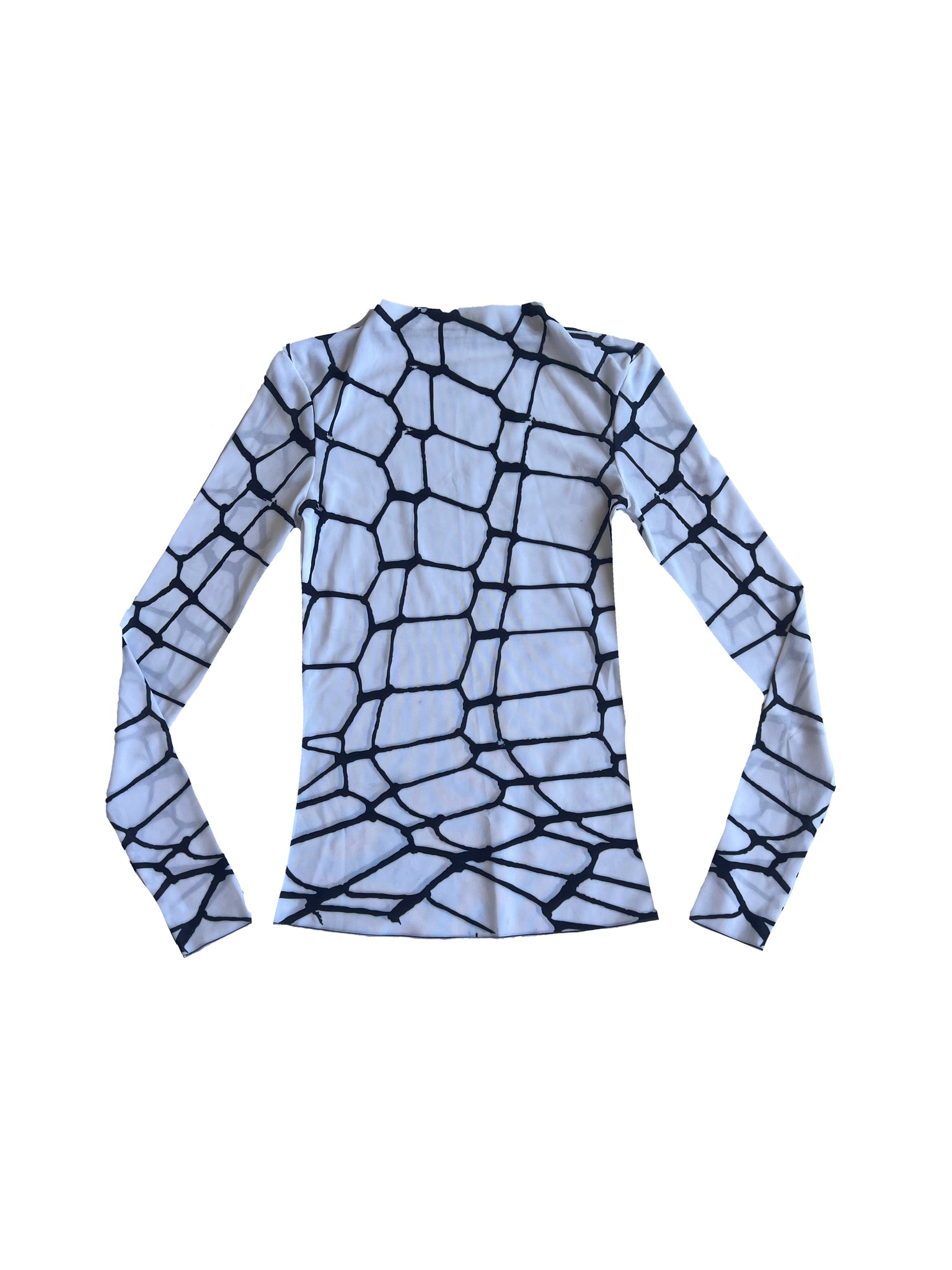 Spicie Web White Mesh Top